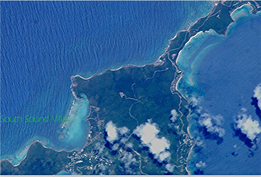 Virgin Gorda from space